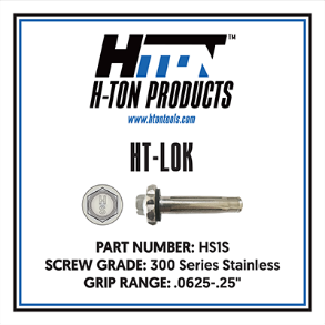 HT-Lok™ Fastener HS1S – Stainless Steel Screw
